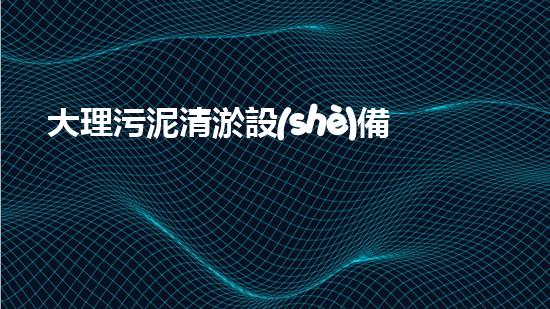 大理污泥清淤設(shè)備價(jià)格：驚人的性價(jià)比，你絕對不可錯(cuò)過！